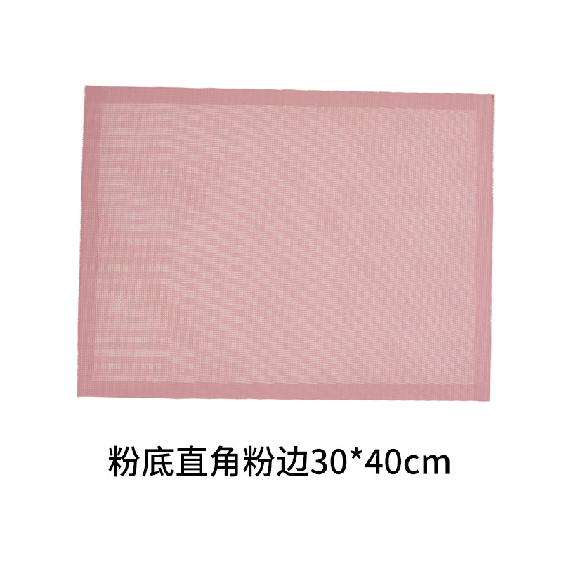 Hueco transpirable horno hornear fábrica de silicona para hornear estera de fibra de vidrio estera horno para hornear