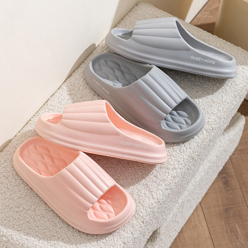 EVA涼しい女性の家の厚い底の室内の家庭用のカップルの涼しいスリッパの柔らかい底の浴室の入浴する滑り止めの2025夏|undefined