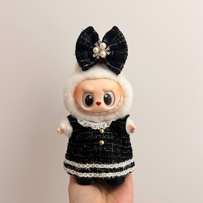 Labubu ベビー服装飾品ラブブ 17 センチメートル人形人形ドレスアップカジュアルスーツスカートぬいぐるみ服|undefined