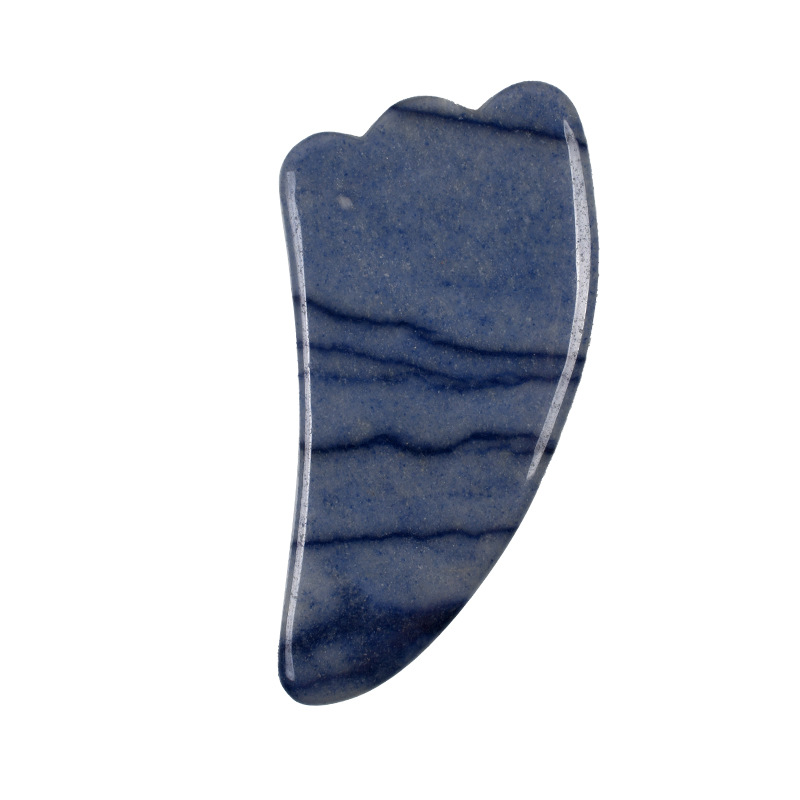 メーカースポット卸売り自然玉羊角スクレーパー水晶顔マッサージローラー粉晶原石ダイヤルシート