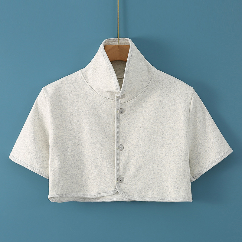 Pure Cotton Thin Waistcoat Sleeping Shoulder Protecting Shoulder Air-conditioned Room Pregnant Women's Cold-proof and Warm-keeping Cervical Spine Protecting Shawl in Summer