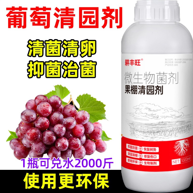 葡萄清园剂微生物菌剂安全环保杀菌消毒清园清棚葡萄清园药清满园