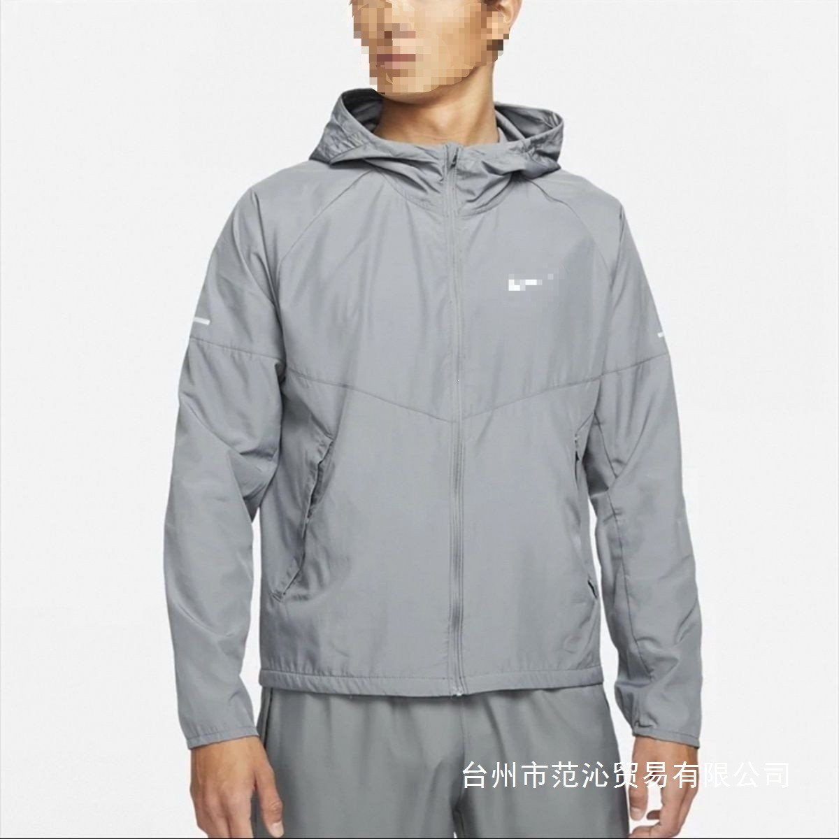 Sun protection clothing for men and women, sports running jacket, woven quick-dry athletic running casual track jacket, wholesale