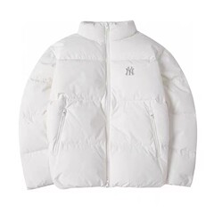 2025M*B冬季款韩版立领小标纯色保暖鸭绒羽绒服男女款羽绒外套