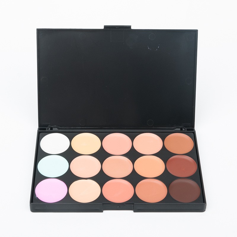 QLZHANFU 15 Color concealer Mini Cover Black Eyes, Underlay, Repair, 3D Waterproof, Beauty, Makeup_voghion.com