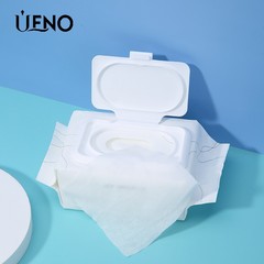 UENO Non-woven Cleansing Wet Wipes 120 Puffs Pouch Wet Wipes with Cover Home Cleansing Wipes UEN065