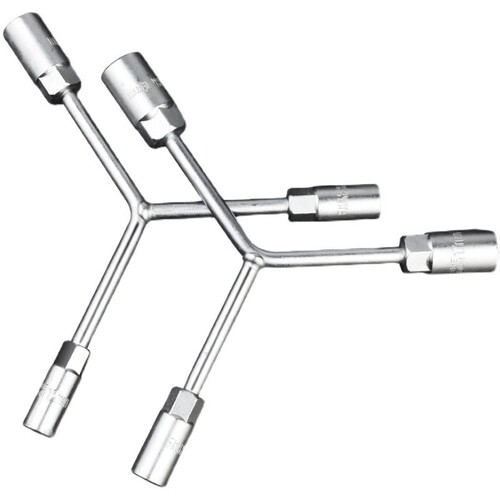 Trifunctional Y-shaped extendable socket set manual tool kit with socket tube and bucket for motorcycle