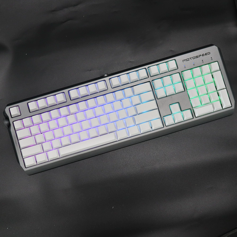 Набор сменных колпачков для механической клавиатуры PBT XDA Ball Cat Cherry оригинальные высокие белые, 108 клавиш