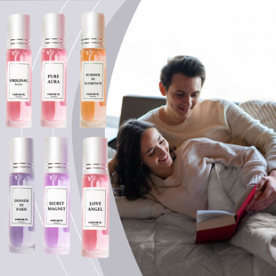 Cross-Border Export Women's Perfume Set, Natural, Fresh, Elegant, Floral Fragrance, Niche Roller Ball Perfume Oil Series
