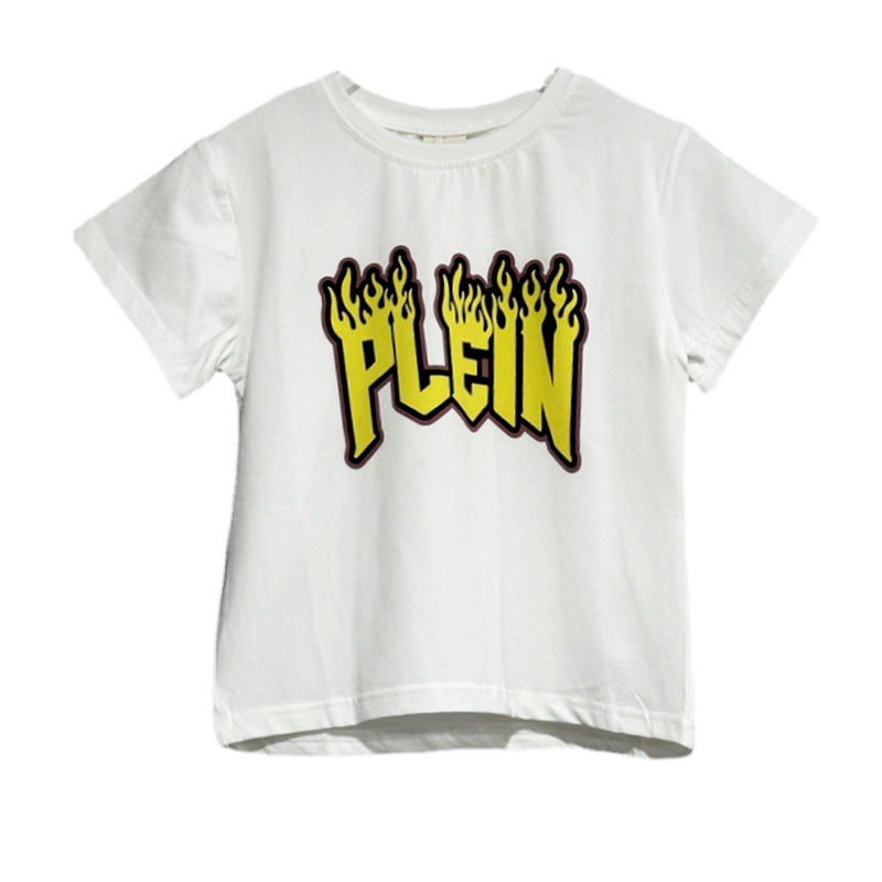 Camiseta de manga corta para niñas 2023 Camisa de algodón de verano de estilo occidental para niños grandes camiseta de verano para niños Top ropa para niños grandes