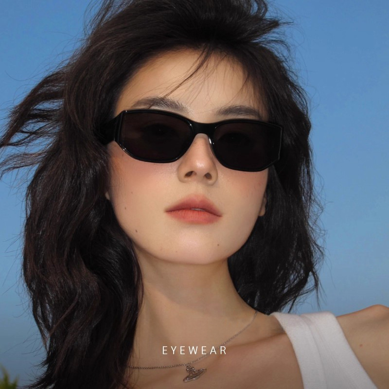 곡면 스크린 고양이 선글라스 UV400 자외선 차단 패션 운전 야외 스포츠 안경