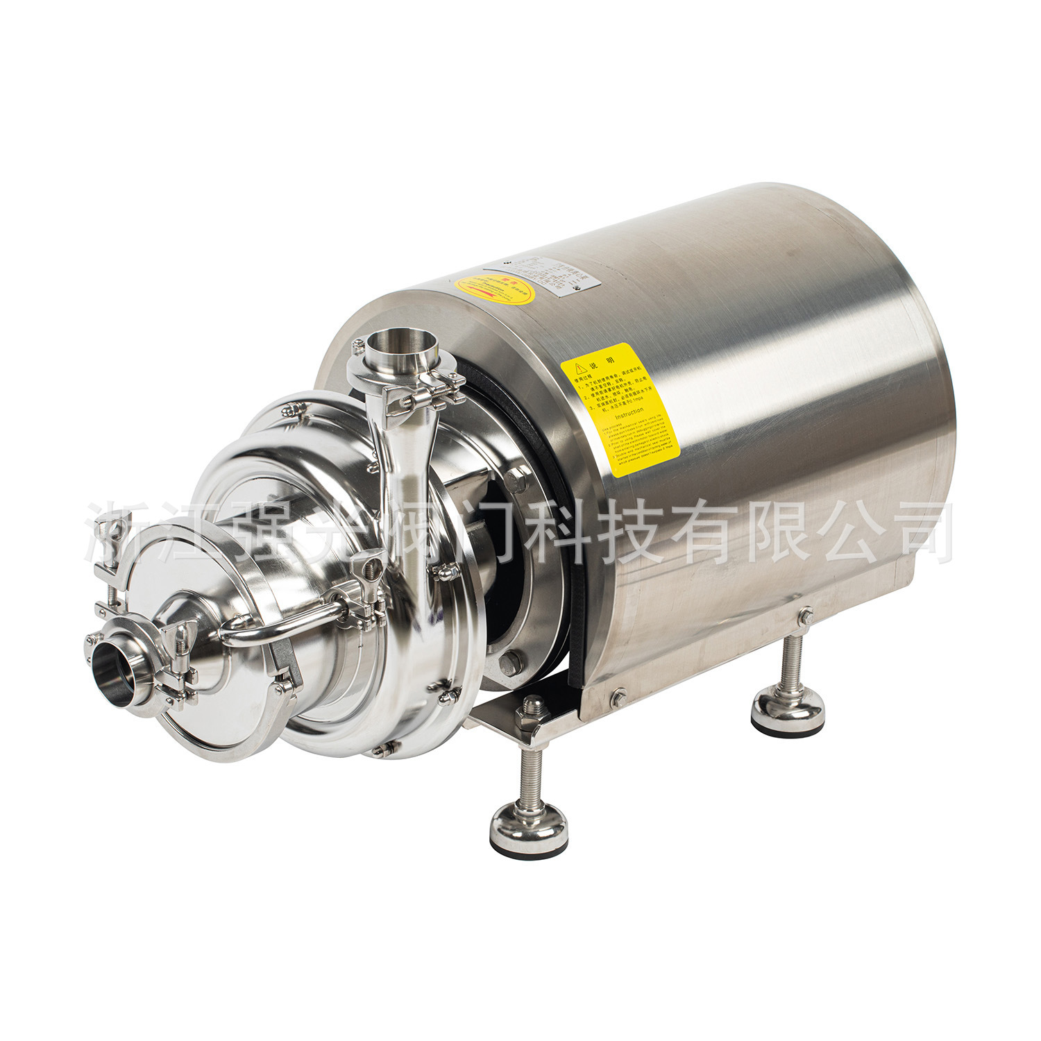 卫生级自吸式离心泵，带诱导轮离心泵，CIP清洗，卫生自吸离心泵