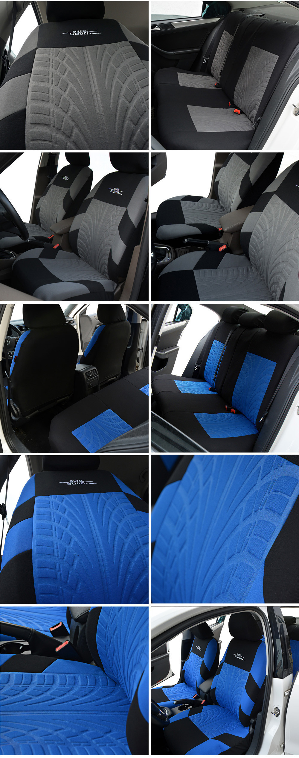 Cross-Border Hot-Selling 3D Letter Universal Car Seat Cover Cushion for Amazon, Temu, Mercado, Europe and America