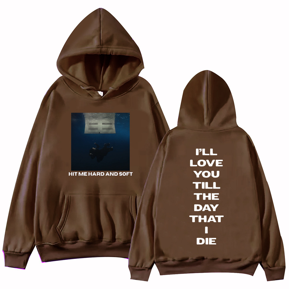 Billie Hit Me Hard and Soft 2024 Tour Hoodie Harajuku Hip H
