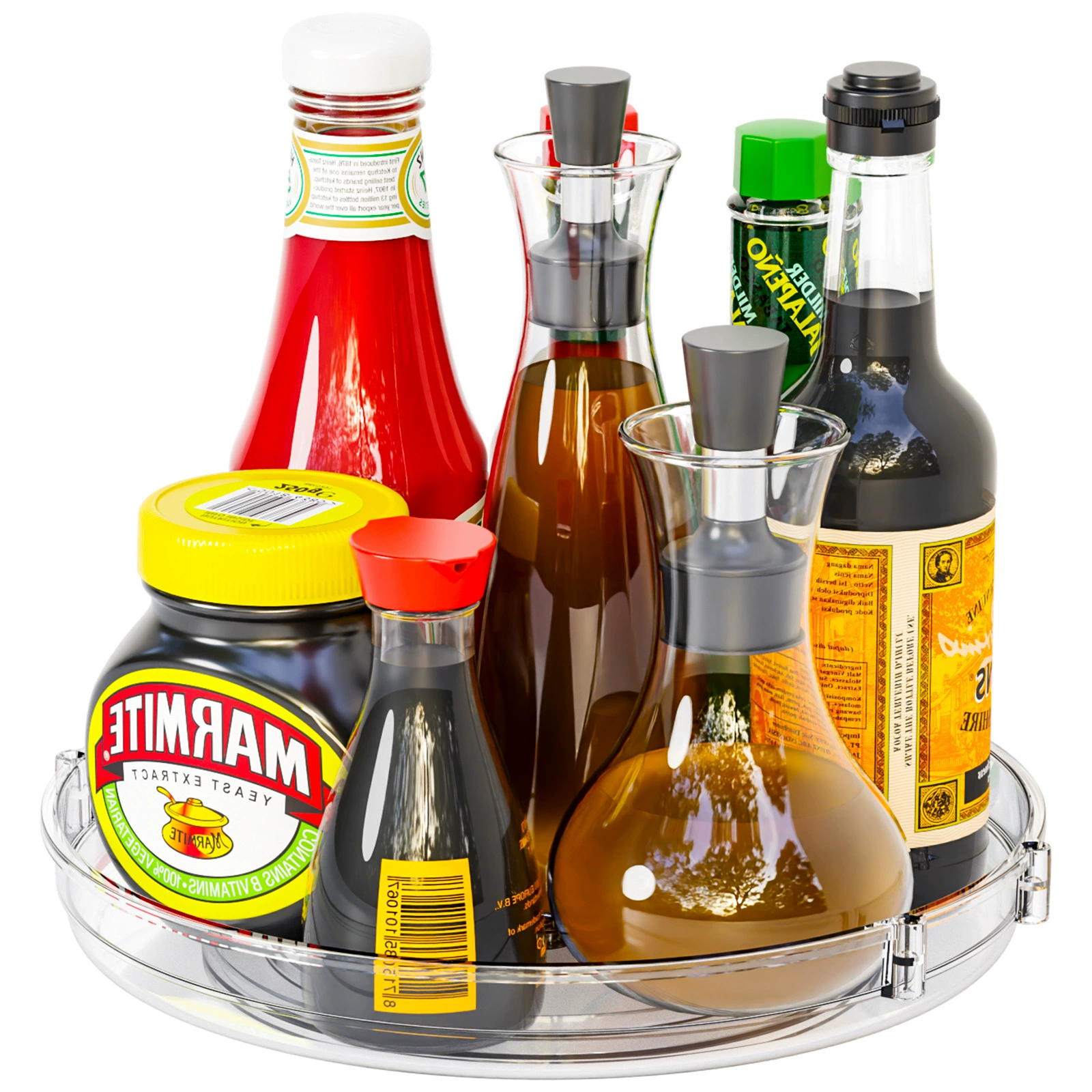 Новый роторный поддон многоцелевой кухонный приправа для хранения коробки круглой стойки для хранения домашнего хранения карусель
