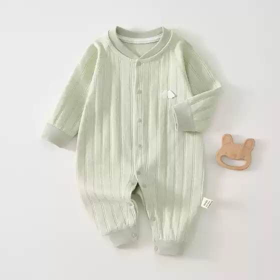 Baby Clothes Romper Anyang Children's Clothing Baby Clothes Autumn Long Sleeve Infant Autumn Pure Cotton A-Class Loungewear 1