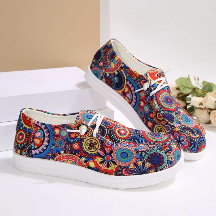 Canvas Shoes for Women 2025 New Casual Large Size Export Shoes Halloween Versatile Soft Sole Shoes Ins Trendy Niche