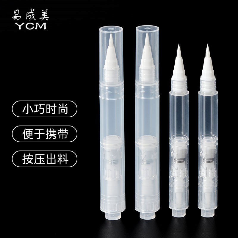 5ml onychomycosis pressing pen packing material 3ml plastic vacuum tip brush finger rather pen foundation liquid dispensing pen in stock