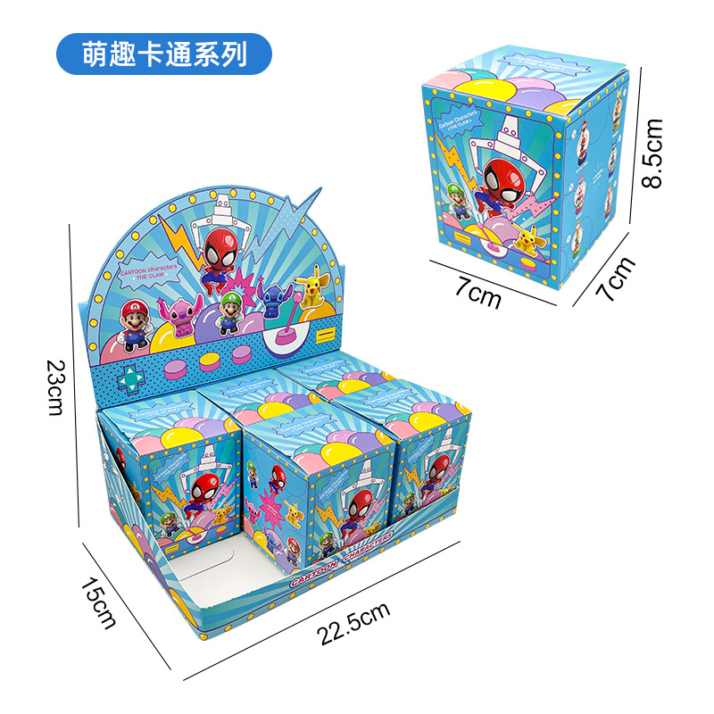 Caja ciega al por mayor Sanrio Colomi muñeca clip caja ciega de plástico fresas osos muñecas muñecas juguetes de mesa para chicas