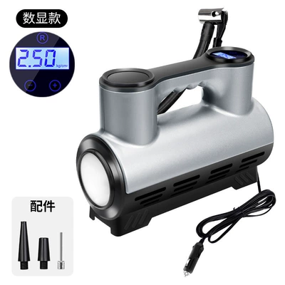 Cross-border new car inflator Hava nasosu - wired-digital-display-with-light-ordinary-model-19-cylinders