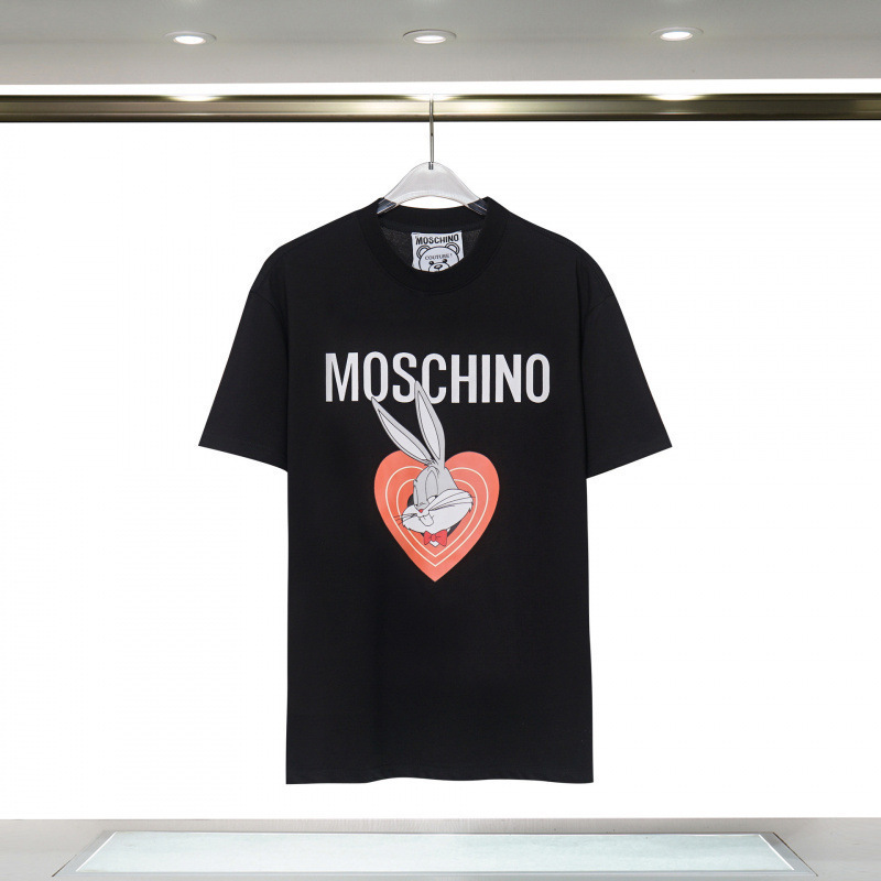 2025 春夏新作メンズカジュアルラウンドネック半袖 T シャツ中空刺繍クマ文字ルーズで多用途|undefined