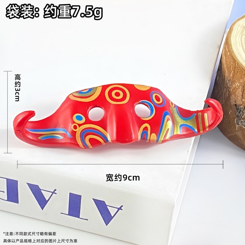 适用于labubu阿祖面具3代一代娃娃配件配饰潮人阿祖面罩搪胶配件|undefined