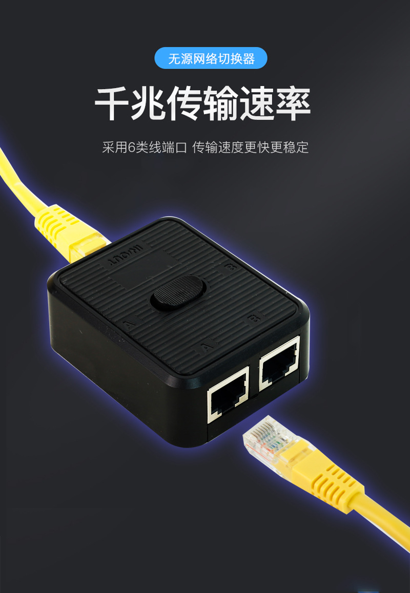 Gigabit-Netzwerk-Switch Konverter Splitter