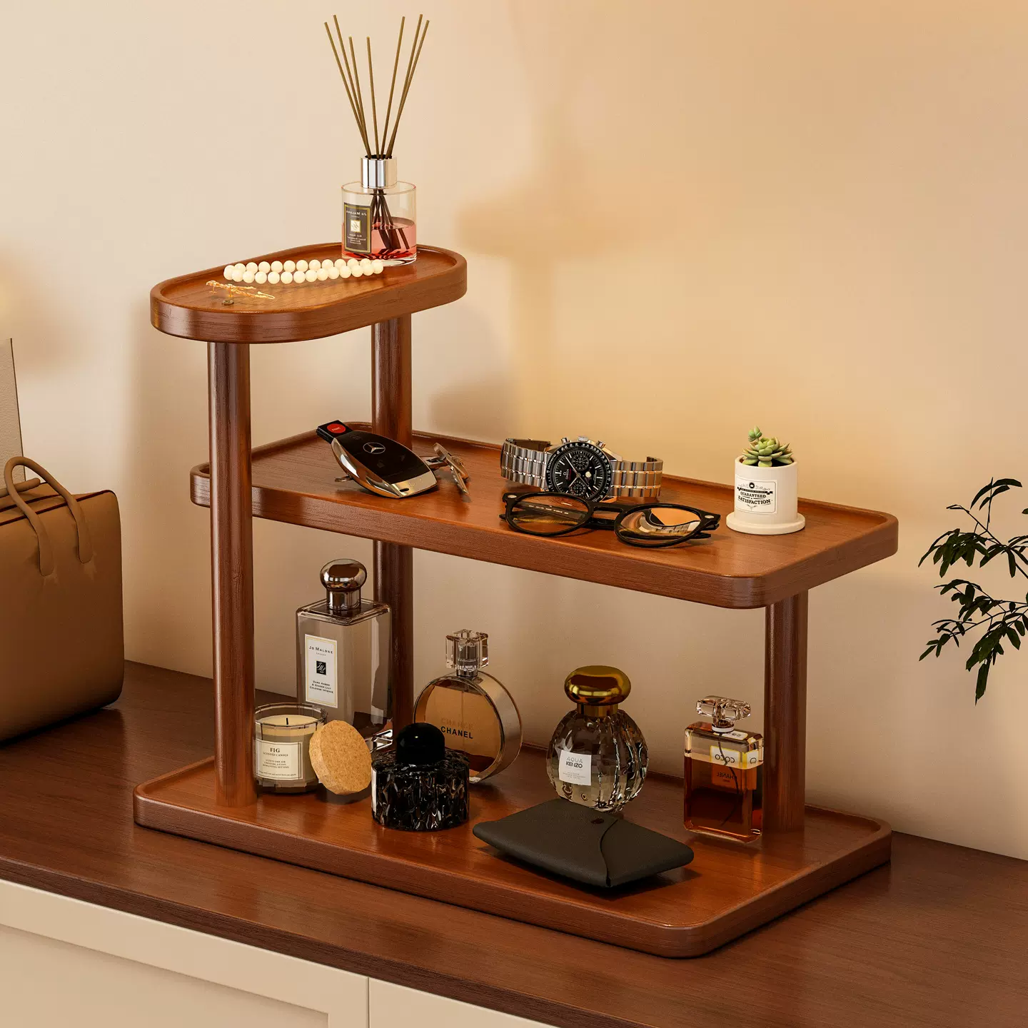 桌面置物架家用多层展示架茶室杯子茶杯架家居好物整理储物收纳架