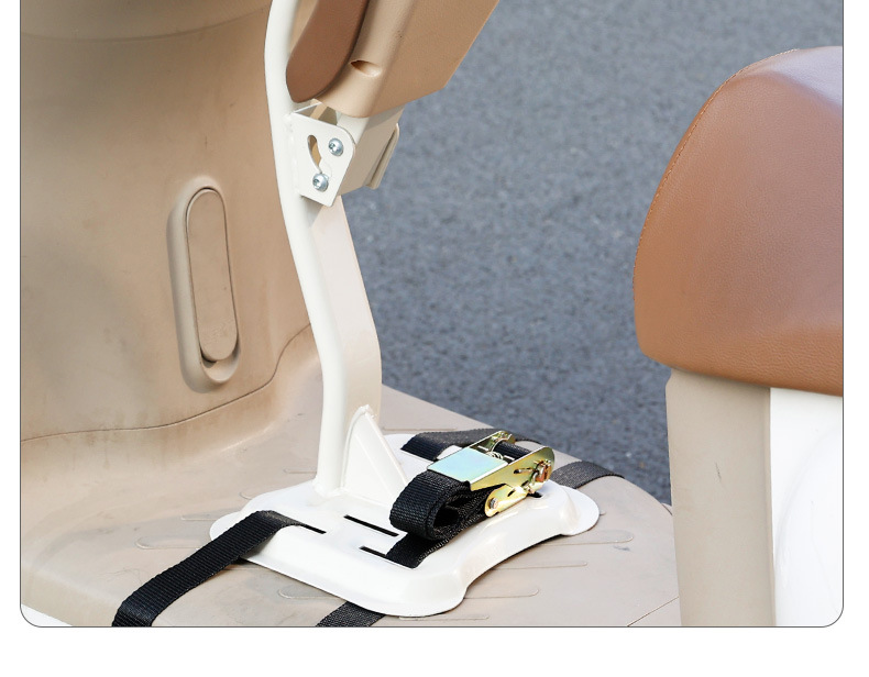 Electric Vehicle Child Seat, Front-Mounted, Foldable, Suitable for Aima and Yadea Electric Scooters, Baby and Child Safety Seat