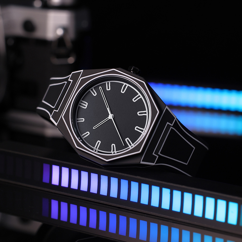 Stylish Silicone Quartz Watch For Men Cartoon Style Waterproof_voghion.com