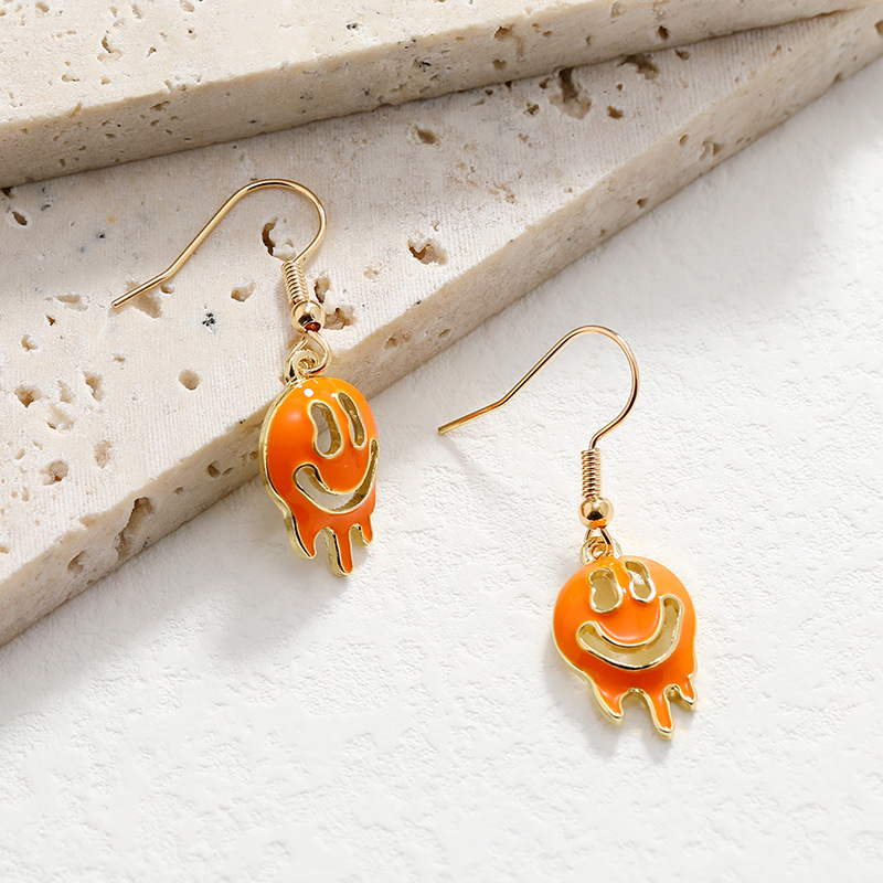 European And American Personality Exaggerated Halloween New Drip Ghost Earrings display picture 9