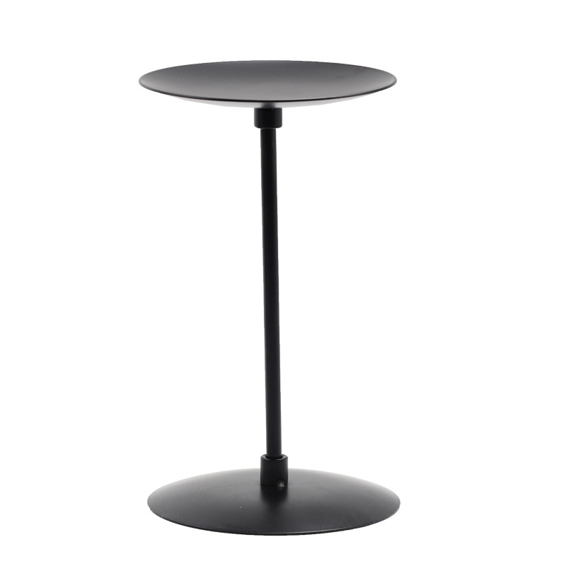 Amazon transfronterizo retro americano hierro forjado metal negro candelabro Navidad decoración del hogar mesa de comedor romántica decoración de la vela