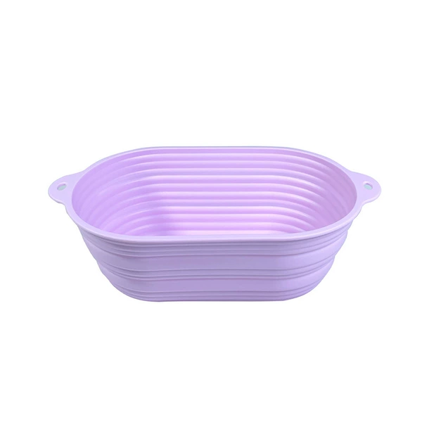 Oval toast baking pan purple