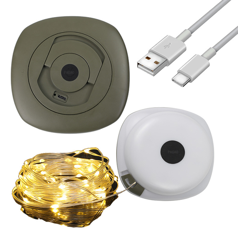 Iluminación de Navidad camping luz LED luz con tienda al aire libre campamento linterna recargable larga resistencia camping Luz