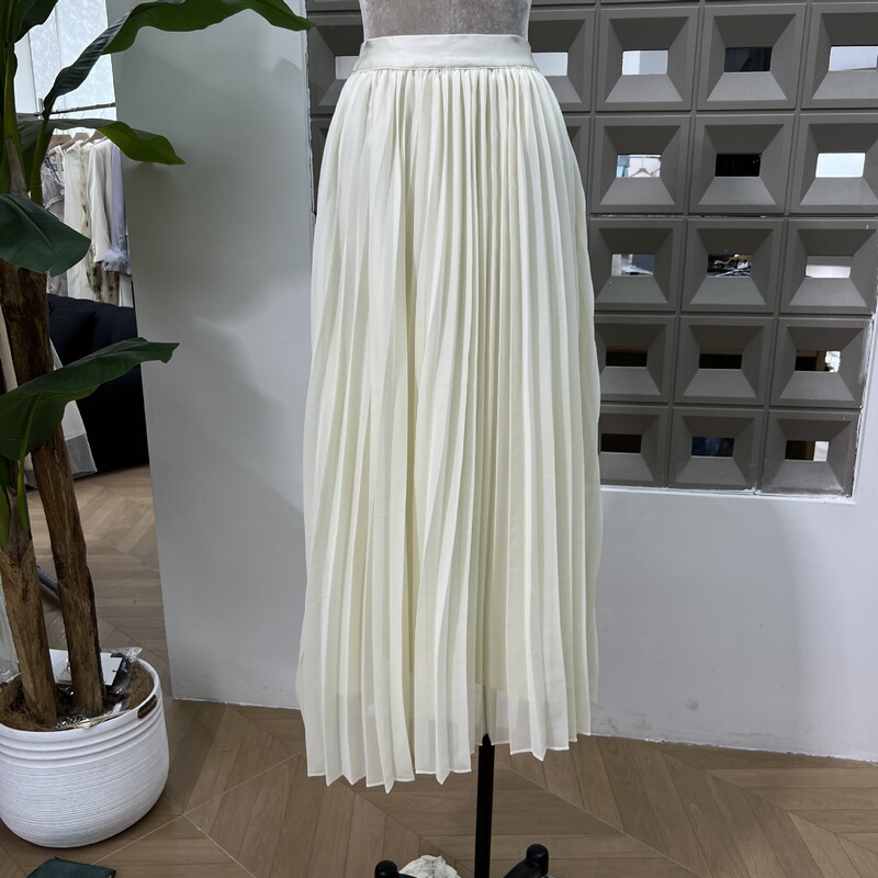 亚马逊减龄新款2025文艺女生立体花朵针织套头毛衣+百褶雪纺半裙|undefined