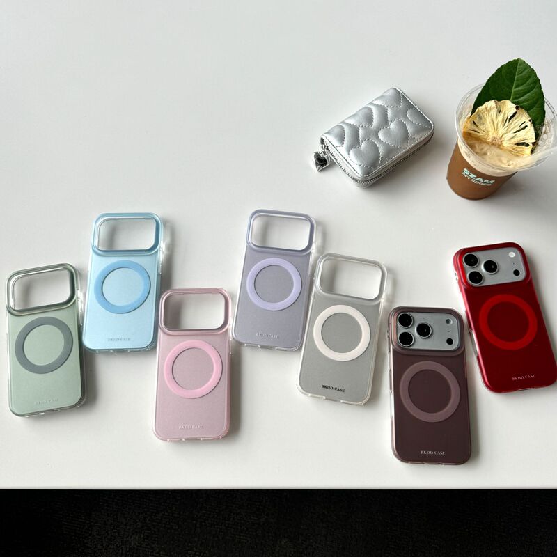 Simple Solid Color Magnetic Case Suitable for Apple 17 Pro Max, iPhone 16 Double-Layer, 15 Electroplated, 14 Protective Cover Simple Solid Color Magnetic Case Suitable for Apple 17 Pro Max, iPhone 16 Double-Layer, 15 Electroplated, 14 Protective Cover