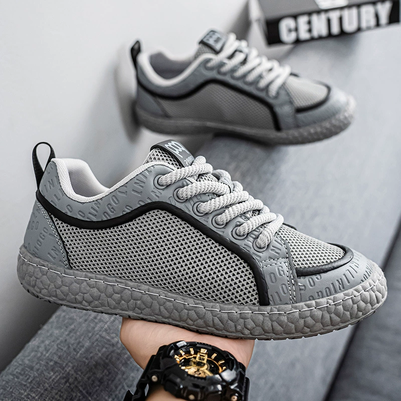 Летние популярные сетчатые кроссовки на плоской подошве с низким вырезом, туфли Форрест Гамп, модная мужская обувь, удобная мягкая подошва, универсальная повседневная обувь.