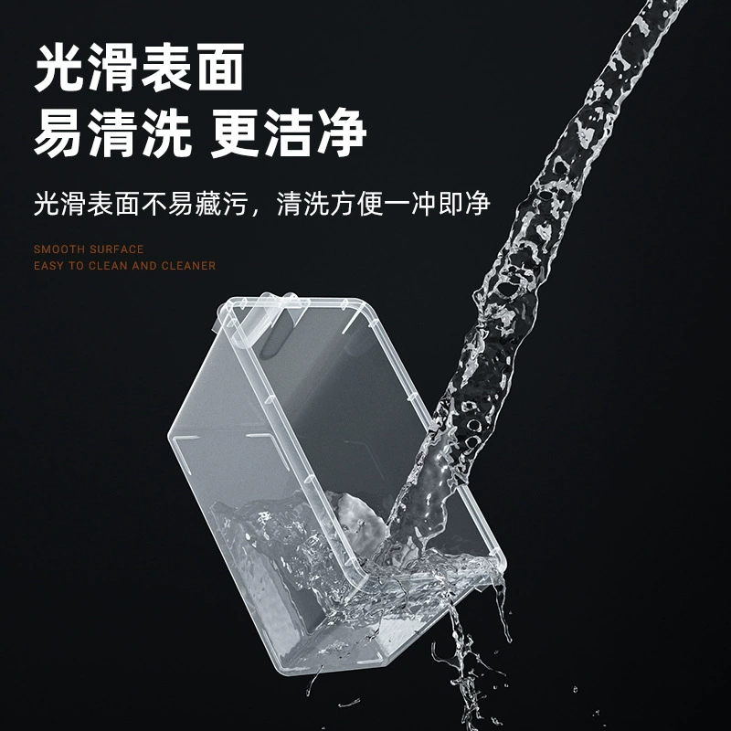 Capacious plastic storage box