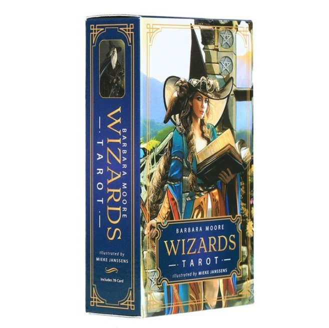 Декоративные колоды карты Таро и Английского языка (Oracle & Tarot Card Decks English) (2021) — 44–78 карт, цветная коробка, разные стили