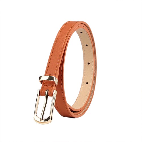 New style Mori girl style belt women's summer Instagram-style trendy versatile dress with simple and fashionable PU slim waist belt wholesale