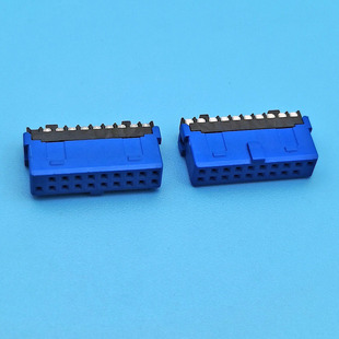 USB3.0IDC 20P Female Welding Wire Plug 1P ComPuter Case Built-in Wire Plug 3.0IDC Connector