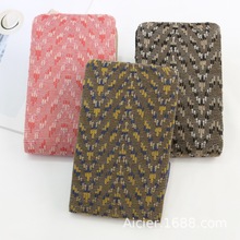 秋冬季新品 日系复古波浪纹针织提花连裤袜 小众个性女士打底袜子