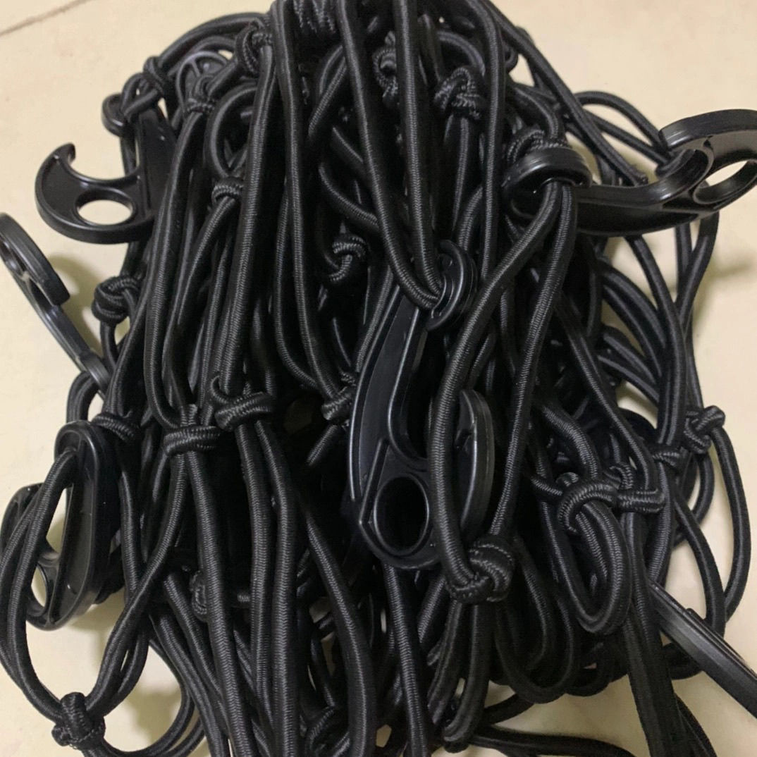 Elastic Net, Yue Ye Che Trailer rope/net/strap - 120x90-imported-latex-style-plastic-hooks