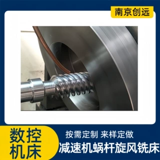 精密小模数电机蜗杆 数控蜗杆旋风铣床 专业加工​ 创远