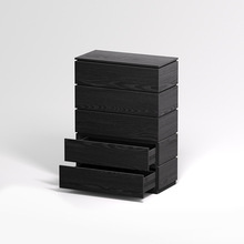 意式极简客厅置物边柜抽屉柜收纳卧室靠墙储物柜床尾大容量五斗柜