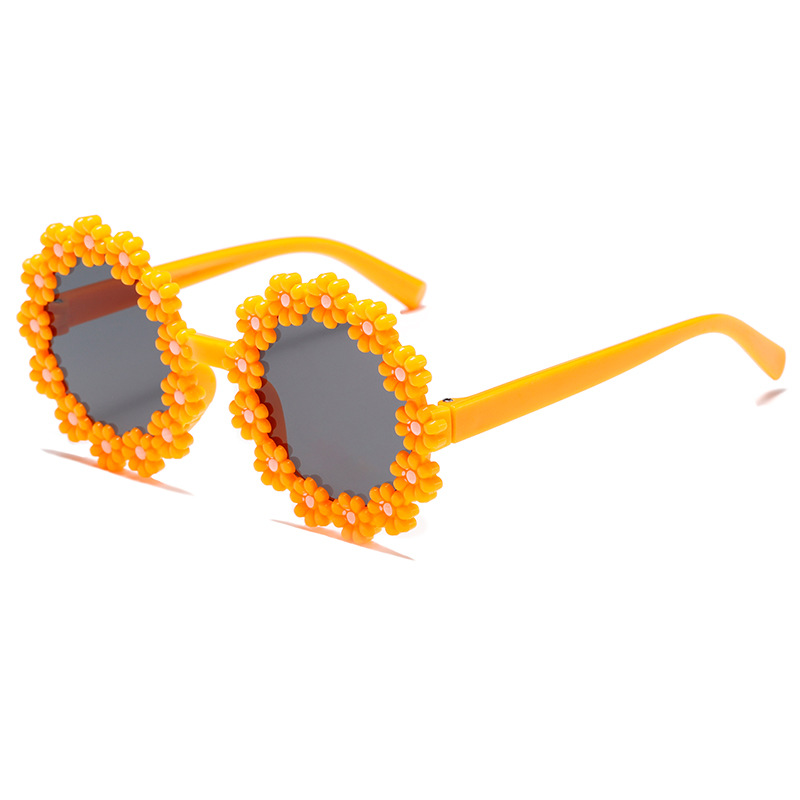 Orange frame black gray film