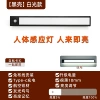 White light [aluminum shell black] 1cm thick dual sensor + constant light + brightness adjustment