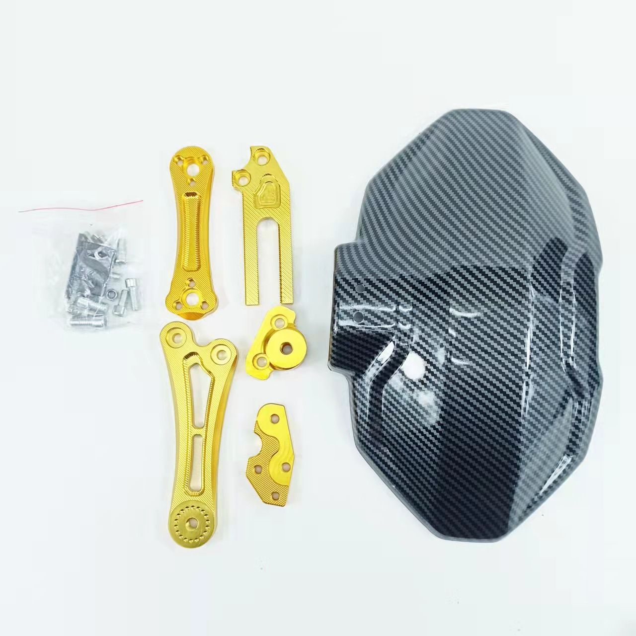 Suitable for direct installation on the rear fender of the Niu N1S electric scooter, universal carbon fiber rear fender for electric motorcycle modification
