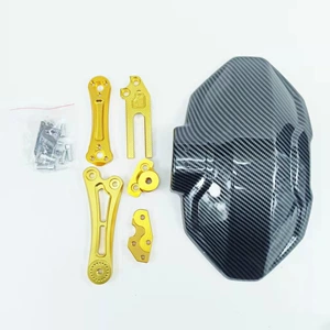 Suitable for direct installation on the rear fender of the Niu N1S electric scooter, universal carbon fiber rear fender for electric motorcycle modification