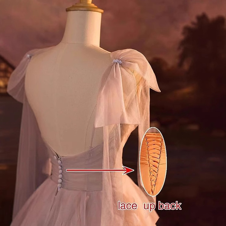 Vestido de noche para mujer, nuevo estilo de verano 2026, elegante vestido color champán para fiesta anual, actuación vocal y rol de anfitriona.